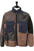 Mix Boa Jacket - Brown Thumbnail