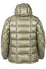 Diamond Stitch Hoodie Down Jacket - Light Khaki Thumbnail