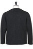 Wool Collarless Jacket - Heather Black Thumbnail