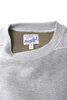 #R243-0302 Azuma Fleece SP Crew Sweat - Mix Grey/Olive Thumbnail
