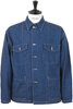 81-8346-81 4 Pocket US Army Shirt Denim - Indigo Thumbnail