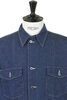 81-8346-81 4 Pocket US Army Shirt Denim - Indigo Thumbnail