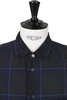 31-60-6219 Madras Overdye Shirt - Navy Thumbnail