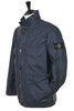 4100024 Waxed Pigment Cotton Tela Field Jacket  - Navy Thumbnail