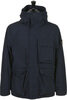 4100032 Micro Twill Hooded Parka - Navy Thumbnail
