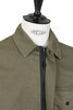 1200001 Overshirt Broken Twill - Military Green Thumbnail
