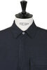 1200032 Stretch Cotton Overshirt - Navy Thumbnail