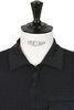 1200015 Overshirt Cotton Sateen - Black Thumbnail