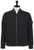 6100014 Honeycomb Zip Cardigan - Black Thumbnail