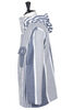 Cagoule Shirt Stripe Chambray - Blue/White Thumbnail