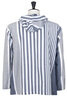 Cagoule Shirt Stripe Chambray - Blue/White Thumbnail