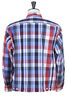 Bowling Shirt Block Check Mix - Blue/Red Thumbnail