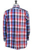 19th Century Block Check Mix - Blue/Red Thumbnail