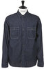 Denim Work Shirt One Wash 47-701E - Indigo Thumbnail