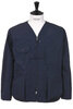 Cardigan Jacket Poly Taslan - Dk Navy Thumbnail
