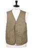 Upland Vest Lt Weight NyCo - Khaki Thumbnail