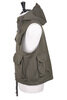 Field Vest Sanded Cotton Cloth - Olive Thumbnail