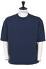 8oz Pigment Dye Short Sleeve Big Tee - Navy Thumbnail