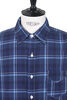 #3232-CPB Original BL Shirt Cotton Plaid - Blue Thumbnail