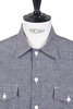 #3230-HC Town & Country HAVANA Homespun Chambray - Grey Thumbnail
