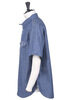 #32135-CC NAVY CUT Short Sleeve Classic Chambray - Indigo Thumbnail