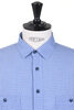 H-SH065 Check Work Shirt - Lt Blue Thumbnail