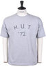 H-TS025 H.U.T Print Tee - Grey Thumbnail