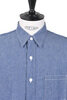 NAVY 1Pocket Shirt Cotton Chambray - Blue Thumbnail