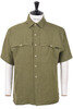Guide Shirt French Linen - Khaki Thumbnail