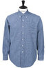 01-8112-C84 Standard Button Down Small Check Chambray - Blue Thumbnail