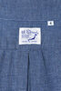 01-8112-C84 Standard Button Down Small Check Chambray - Blue Thumbnail