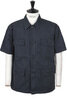 01-8046-02 Utility Short Sleeve Shirt Jacket - Navy Thumbnail
