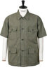 01-8046-76 Utility Short Sleeve Shirt Jacket - Army Green Thumbnail