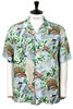 01-8158-16 Hawaiian Shirt - Green Thumbnail