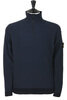 5100049 Cotton 1/4 Zip Sweater - Navy Thumbnail