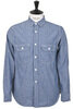 #F3494 Chambray Work Shirt - Blue Thumbnail