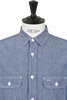 #F3494 Chambray Work Shirt - Blue Thumbnail