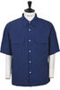 Regular Collar S/S Shirt - Dk Navy Thumbnail
