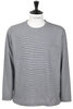 Micro Stripe Pocket Tee L/S - Navy Thumbnail