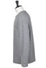 Micro Stripe Pocket Tee L/S - Navy Thumbnail