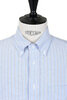 Button Down Japanese Stripe Oxford- Blue Thumbnail