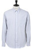 Button Down Japanese Dobby Stripe - Navy Thumbnail
