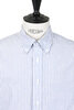 Button Down Japanese Dobby Stripe - Navy Thumbnail