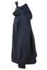 Nylon Twill Hooded Jacket - Navy Thumbnail