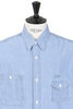 Regular Collar Chambray Shirt - Light Indigo Thumbnail