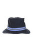 Loose Light Chino Pork-Pie Hat - Navy Thumbnail