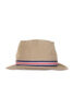 Loose Light Chino Pork-Pie Hat - Beige Thumbnail