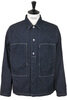 Military Shirt Jacket CotLinen 47-706E - Indigo Thumbnail