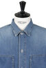 Military Shirt Jacket Paint Vintage 47-707E - Blue Thumbnail