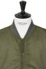 USNA Jacket Flight Satin - Olive Thumbnail